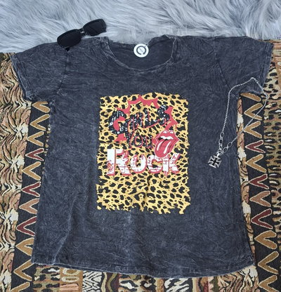 Remera Nevada Stone Print