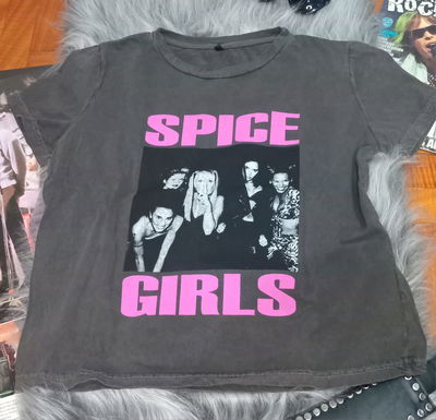 REMERA GASTADA SPICE GIRLS 