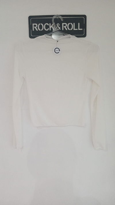 Top Microtul Blanca