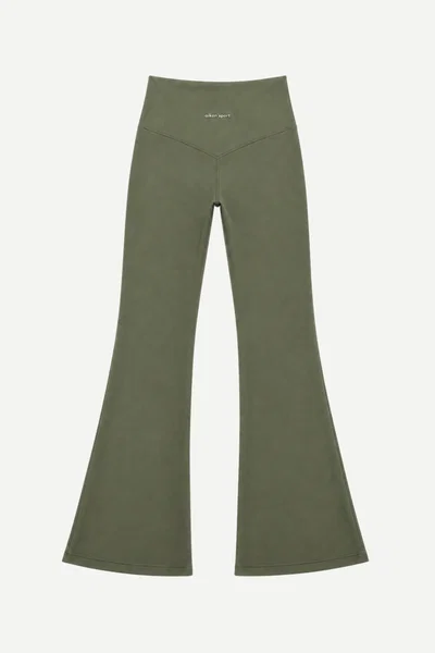 Calza Oxford verde talle 3/L 