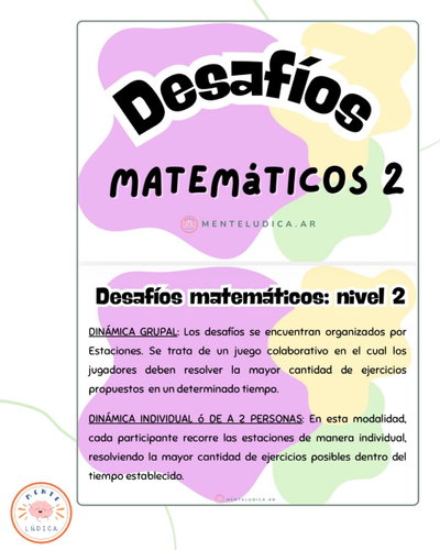 MATERIAL DIGITAL: ESTACIONES MATEMÁTICAS 2