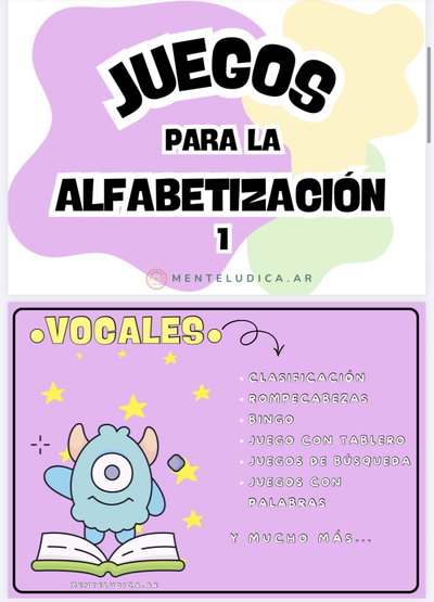 MATERIAL DIGITAL: JUEGOS DE ALFABETIZACIÓN