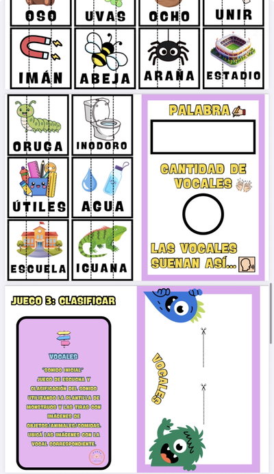 MATERIAL DIGITAL: JUEGOS DE ALFABETIZACIÓN