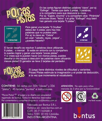 POCAS PISTAS