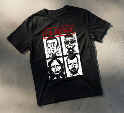 Remera Algodón 24.1 - Estampa La Renga 