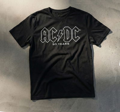 Remera Algodón 24.1 - Estampa ACDC 50 años