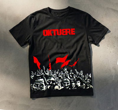 Remera Algodón 24.1 - Estampa Los Redondos Oktubre Grande