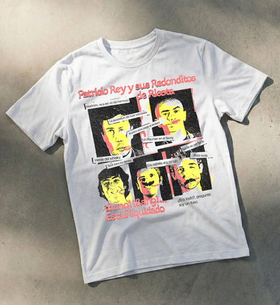 Remera Algodón 24.1 - Estampa Los Redondos Bang Blanco