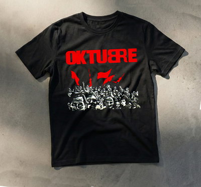 Remera Algodón 24.1 - Estampa Los Redondos Oktubre Tapa