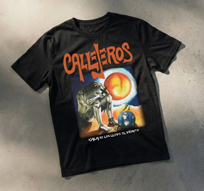 Remera Algodón 24.1 - Estampa Medallon Naranja