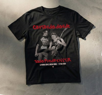 Remera Algodón 24.1 - Estampa La Renga con el Bocha Sokol
