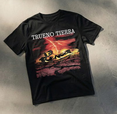Remera Algodón 24.1 - Estampa La Renga TruenoTierra Mardel