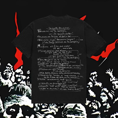 Remera INDIO - Manuscrito Juguetes Perdidos - Espalda