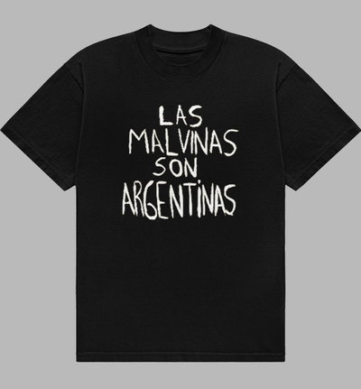 Remera Algodón 24.1 - Estampa Malvinas Argentinas Bandera