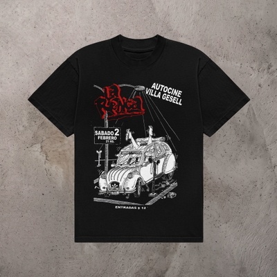 Remera Algodón 24.1 - Estampa La Renga Villa Gessel