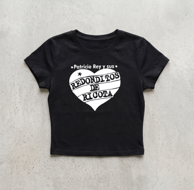 Baby tee Algodón - Redondos Corazon