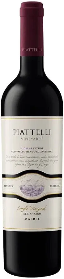 Piattelli Mendoza Single Vineyard Cabernet Sauvignon