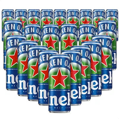 Cerveza Heineken Sin Alcohol Lata 473ml Pack x24u