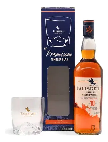 Talisker 10 700 ml con/Vaso
