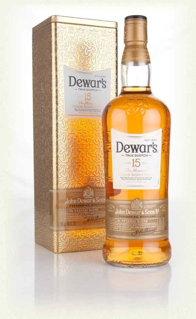 Dewar’s 15 1 lt (estuche Metalico)