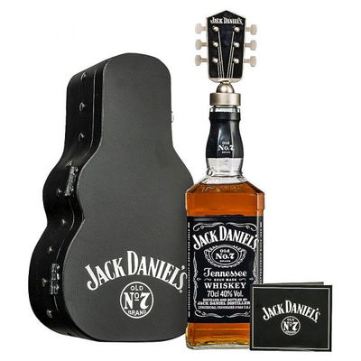 Jack Daniels N7 750 ml Estuche Guitarra