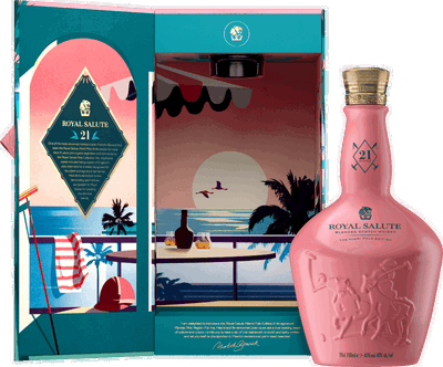 Chivas Royal Salute 21 Malcom Borwick Miami Polo Edition 700 ml