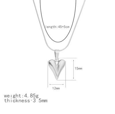 Collar Heart Chunky 