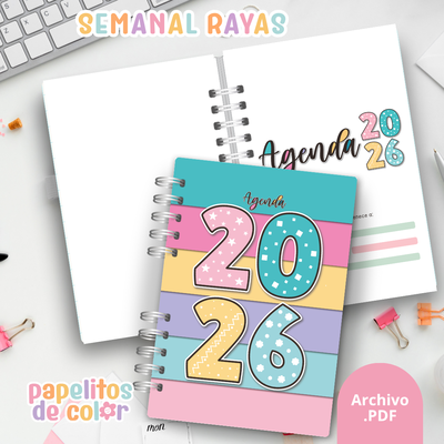 ✨ Agenda Semanal Rayas 2026  ✨