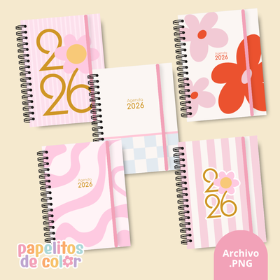 Pack 25 Portadas Agendas - Kit 3