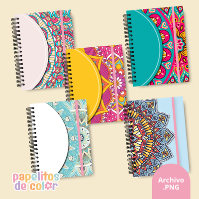 🌀 Pack 25 Portadas Mandalas