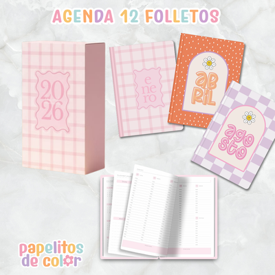 🌷 Agenda Delicada - Estilo Folleto 