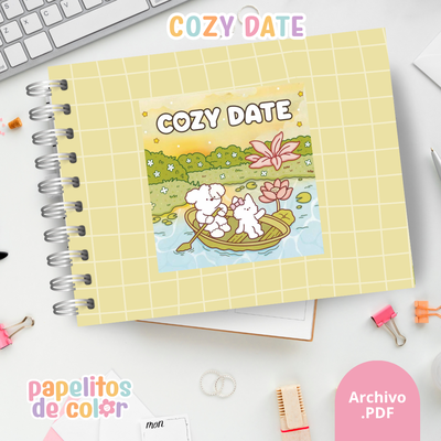 🌸 Libro para Pintar – Cozy Date