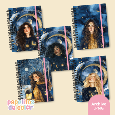 ✨ Pack de 20 Portadas - Kit 17💙🔱