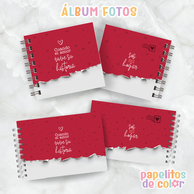 💘 Álbum de San Valentín para Fotos 📖