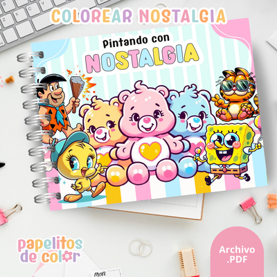 ✨ Libro para Pintar Nostalgia 🎨