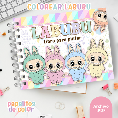🎨 Libro para Pintar Labubus ✨