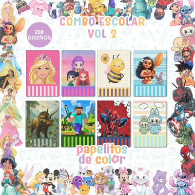 📚Escolar Vol. 2 – Cuadernos Abrochaditos💼