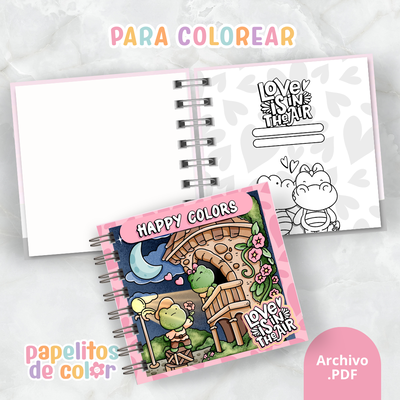 💕Love Is In The Air – Libro para Pintar💕