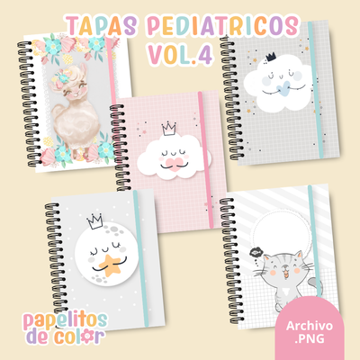 🧸Tapas Cuadernos Pediátricos 📘. VOL 4