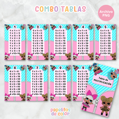 📚✨ Tablas para Multiplicar – Vol. 1 ✨📚
