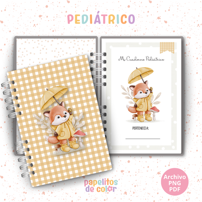 🦊 Cuaderno Pediátrico - Zorrita💕