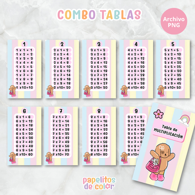 📚✨ Tablas para Multiplicar – Vol.2 ✨📚