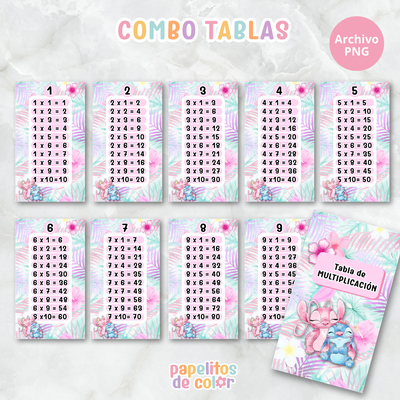 📚✨ Tablas para Multiplicar – Vol. 4 ✨📚
