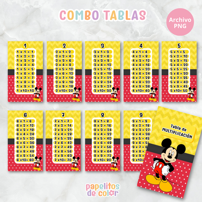 📚✨ Tablas para Multiplicar – Vol. 6 ✨📚