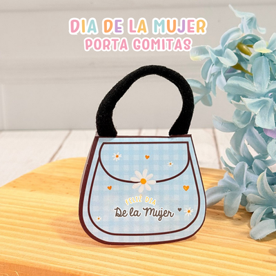 🌸 Porta Gomitas Día de la Mujer – Kit Flower 🌸👜