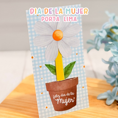 🌸 Porta Lima de Uñas – Kit Flower Día de la Mujer 🌸💅