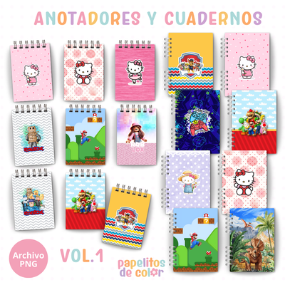 📚 Combo Cuadernos A5 + Anotadores A6 ✨ Vol.1