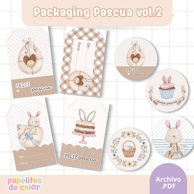🐰 Packaging para Pascuas - Romantic✨ VOL 2.