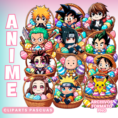 🐰✨ Cliparts Anime de Pascuas🐰