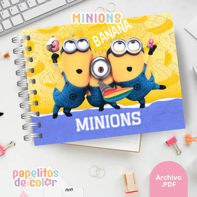 🍌💛 Libro para pintar Minions 💛🍌
